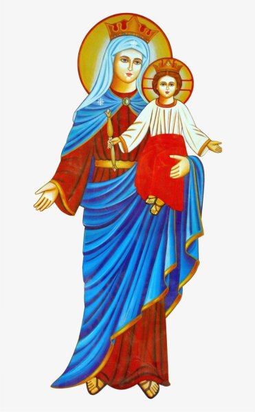 Покров Богородицы на прозрачном фоне