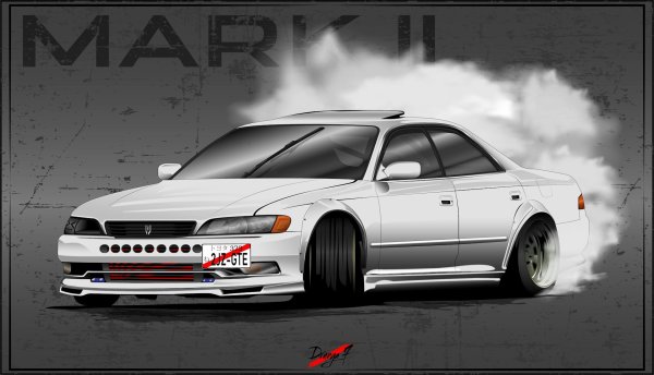 Тойота Mark 2 Самурай дрифт