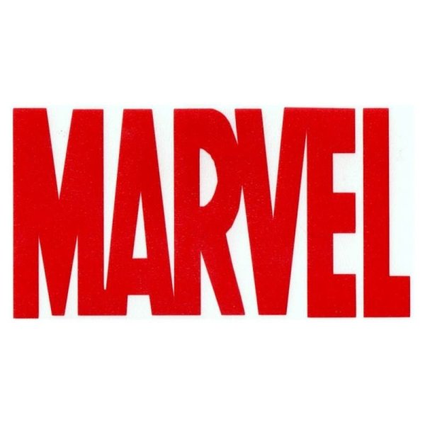 Марвел надпись с героями