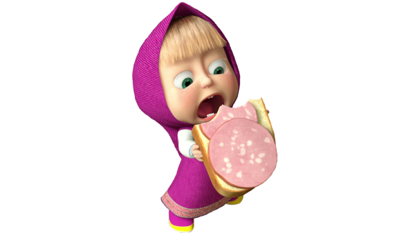 Маша и медведь картинки на белом фоне