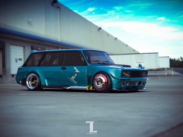 Тюнингованный ВАЗ 2104