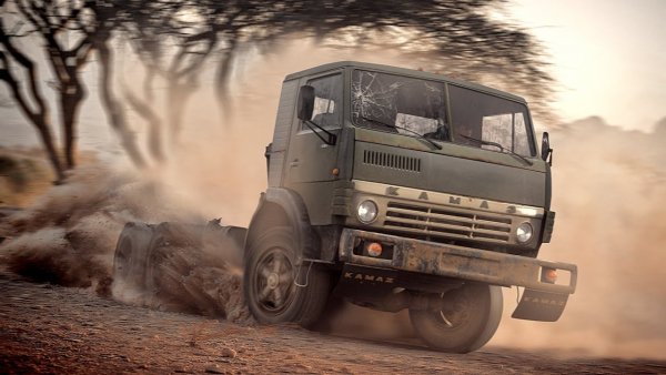 КАМАЗ 5410 В грязи