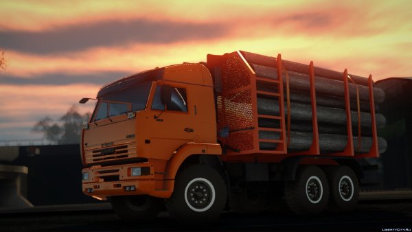GTA 5 КАМАЗ самосвал