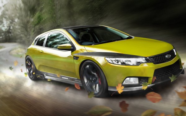 Kia Cerato зеленая