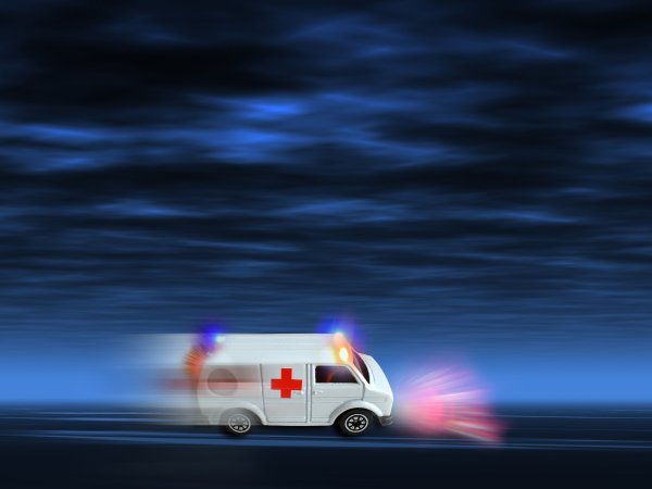 Машина скорой помощи арт