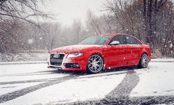 Audi a4 зима