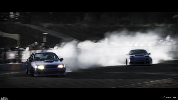 Ночной дрифт в городе