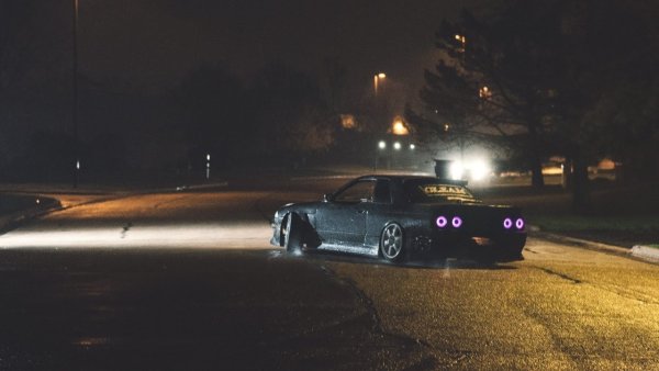 Дрифт ночью