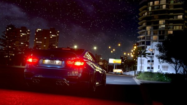 Машина ночью