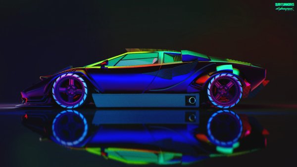 Ламборгини киберпанк 2077