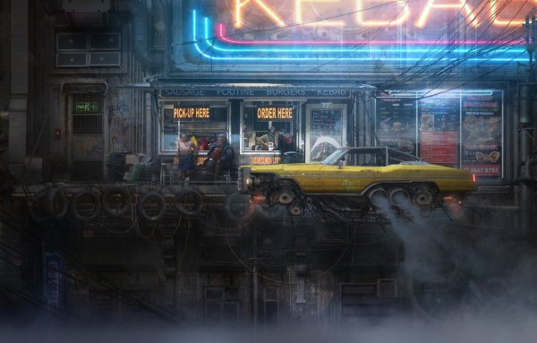 Делориан киберпанк 2077