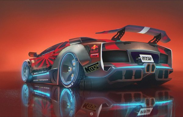 Тачки в стиле киберпанк