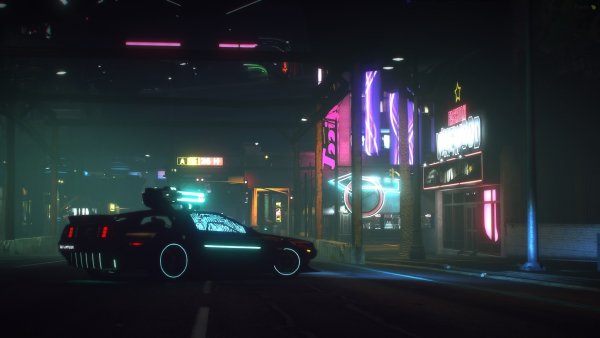 DELOREAN DMC 12 Cyberpunk