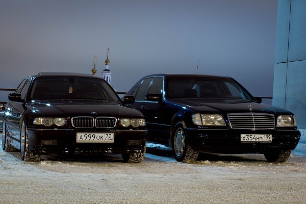 БМВ е38 и Мерседес w140