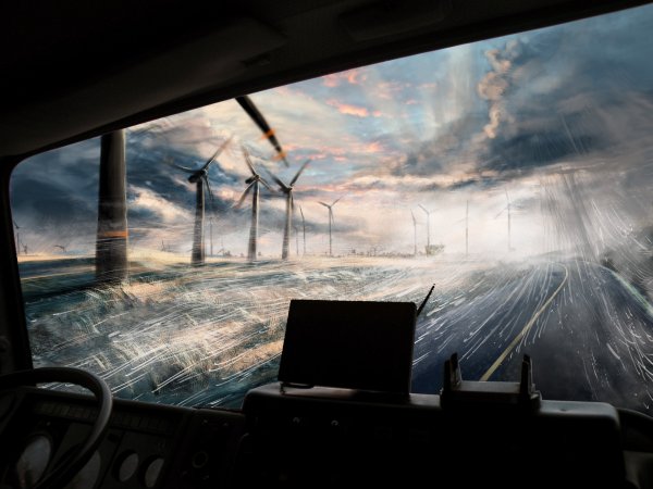 Дороги дождь арт