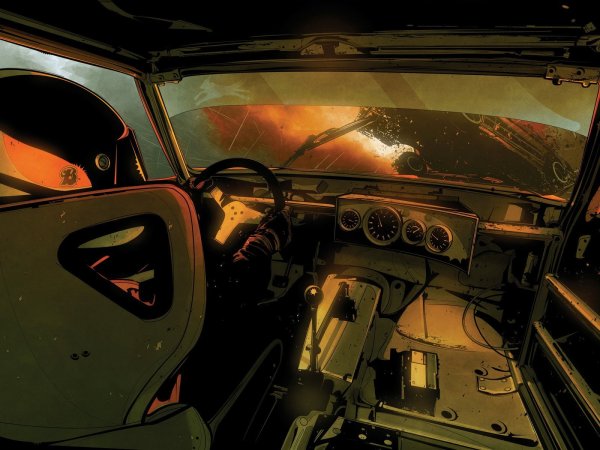 Кабина гоночного авто