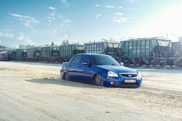 Синяя Приора седан БПАН