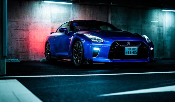 Nissan GTR r35 неон