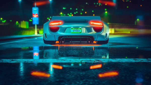 Спорткары с подсветкой