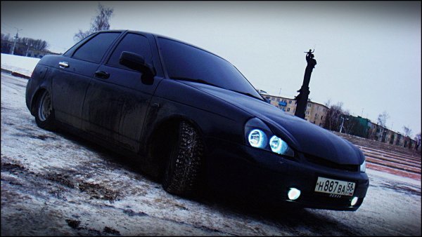 Приора 2022 черная