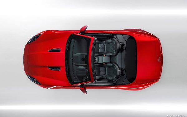 Jaguar f-Type вид сверху