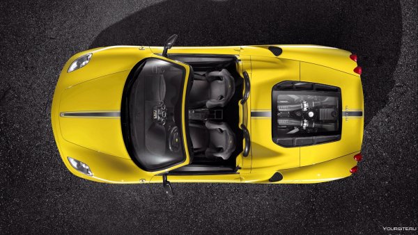 Ferrari f430 Spider сверху