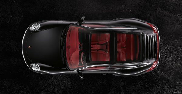 Порше 911 сверху