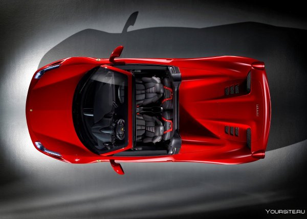 Суперкары вид сверху сзади