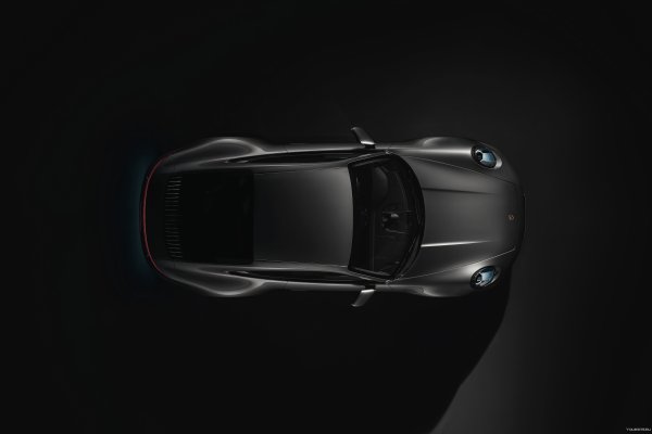 Порше 911 сверху