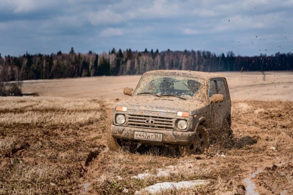 Нива 4х4 в грязи