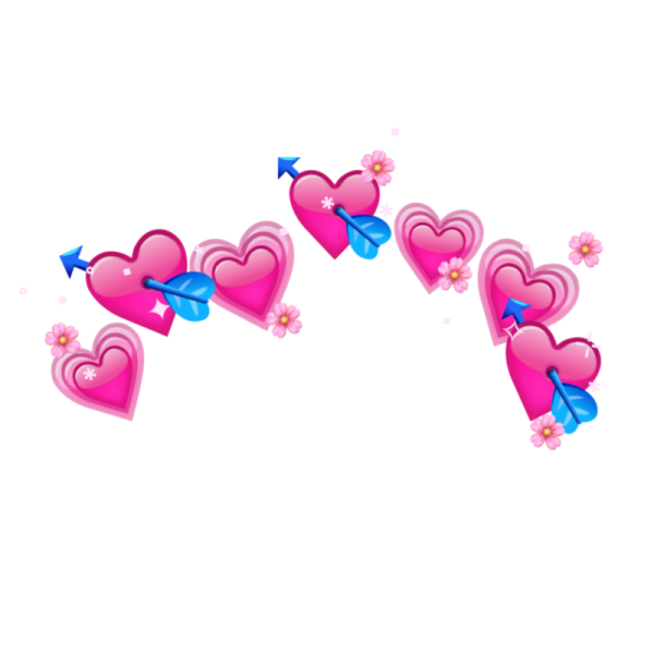 Сердечки над головой