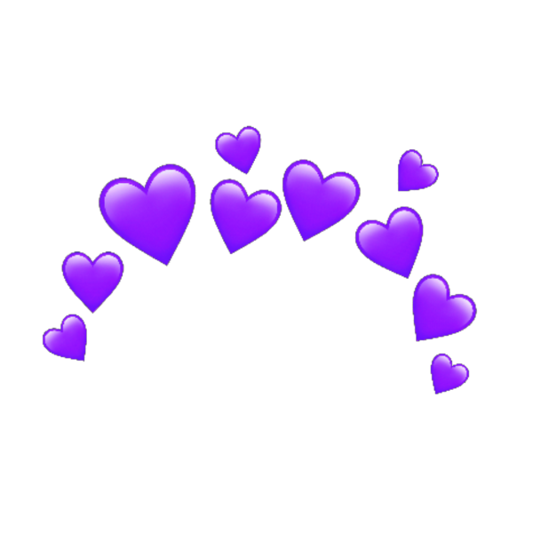 Сердечки над головой