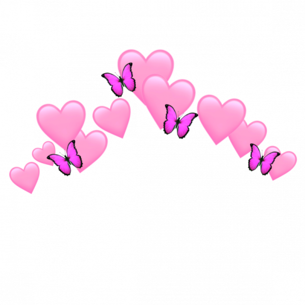 Сердечки не ад головой