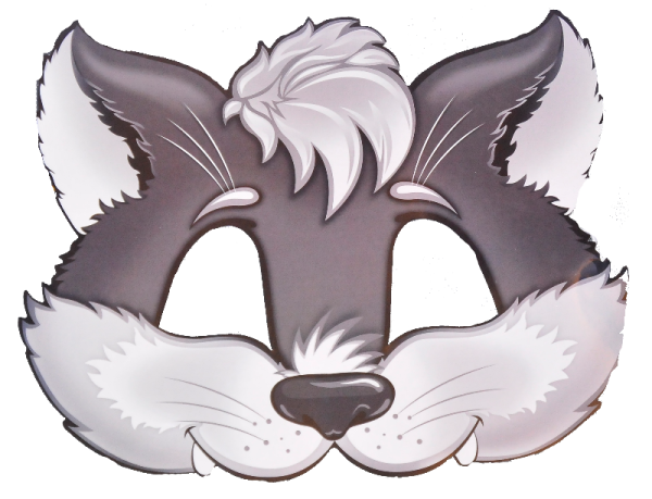 Маска волка на голову