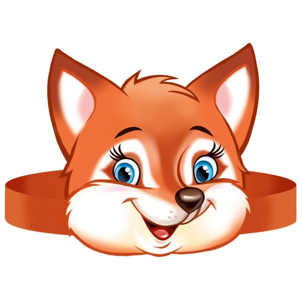 Маска лисы для детей