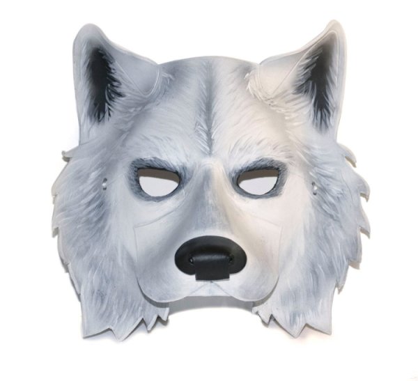 Маска «серый волк»