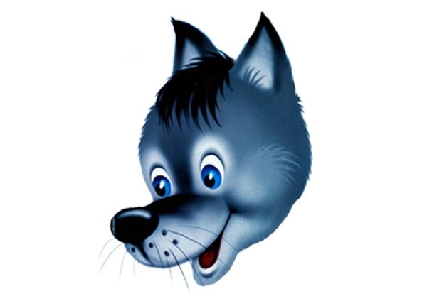 Маска волка для детей