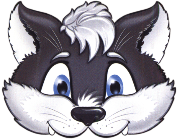 Маска волка на голову