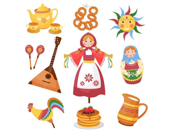 Атрибуты Масленицы для детей