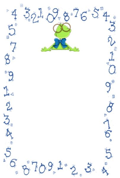 Математические рамки для оформления текста