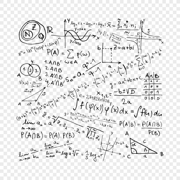 Формулы без фона