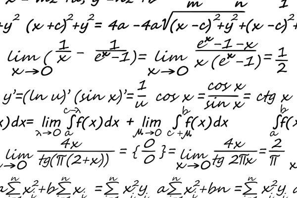 Математические формулы на белом фоне