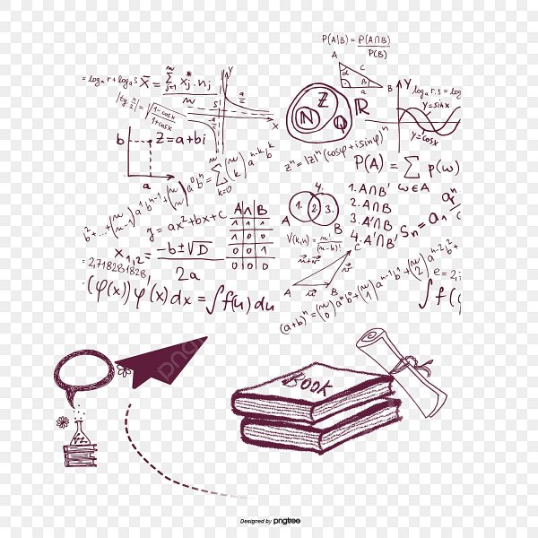 Формулы клипарт на прозрачном фоне