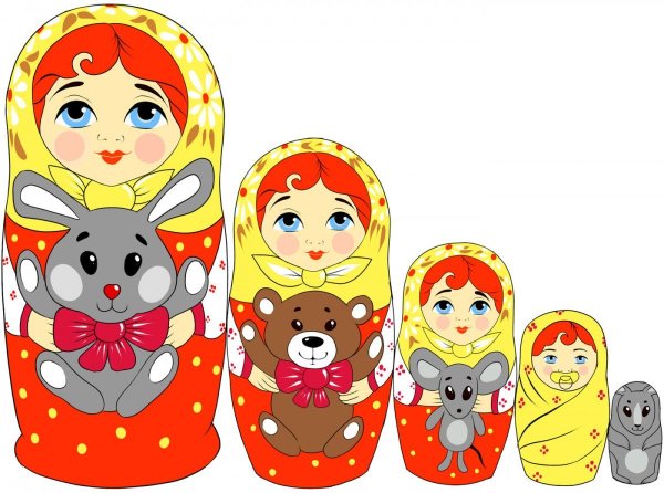 Матрешка рисунок