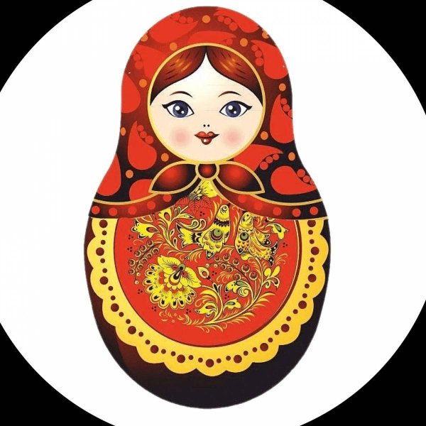 Матрешка без фона