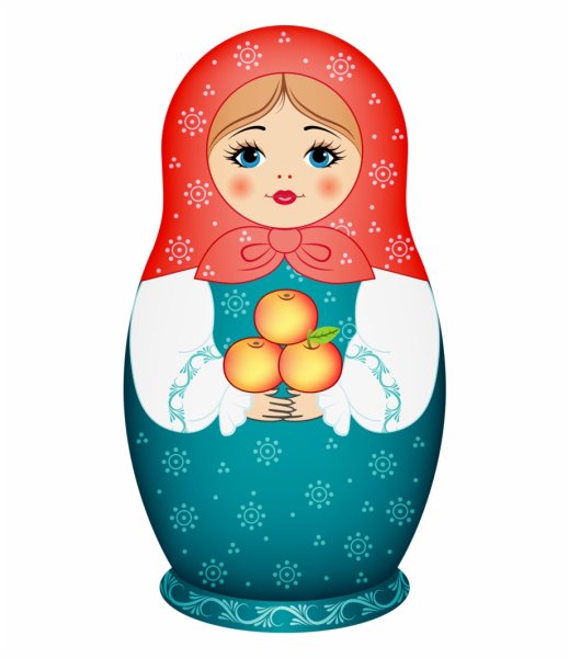 Матрёшки для печати цветные