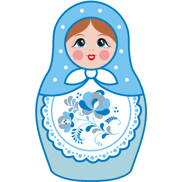 Рисование матрешки