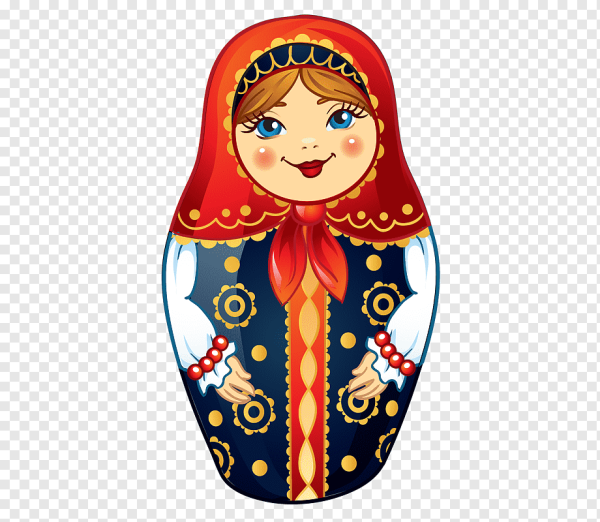 Матрешка акварель