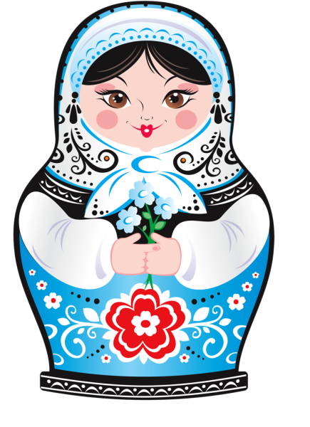 Матрёшки картинки нарисованные