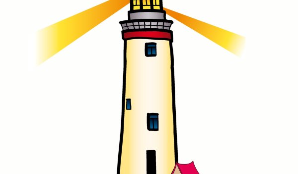 Маяк иллюстрация